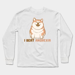 I Beat Anorexia Long Sleeve T-Shirt